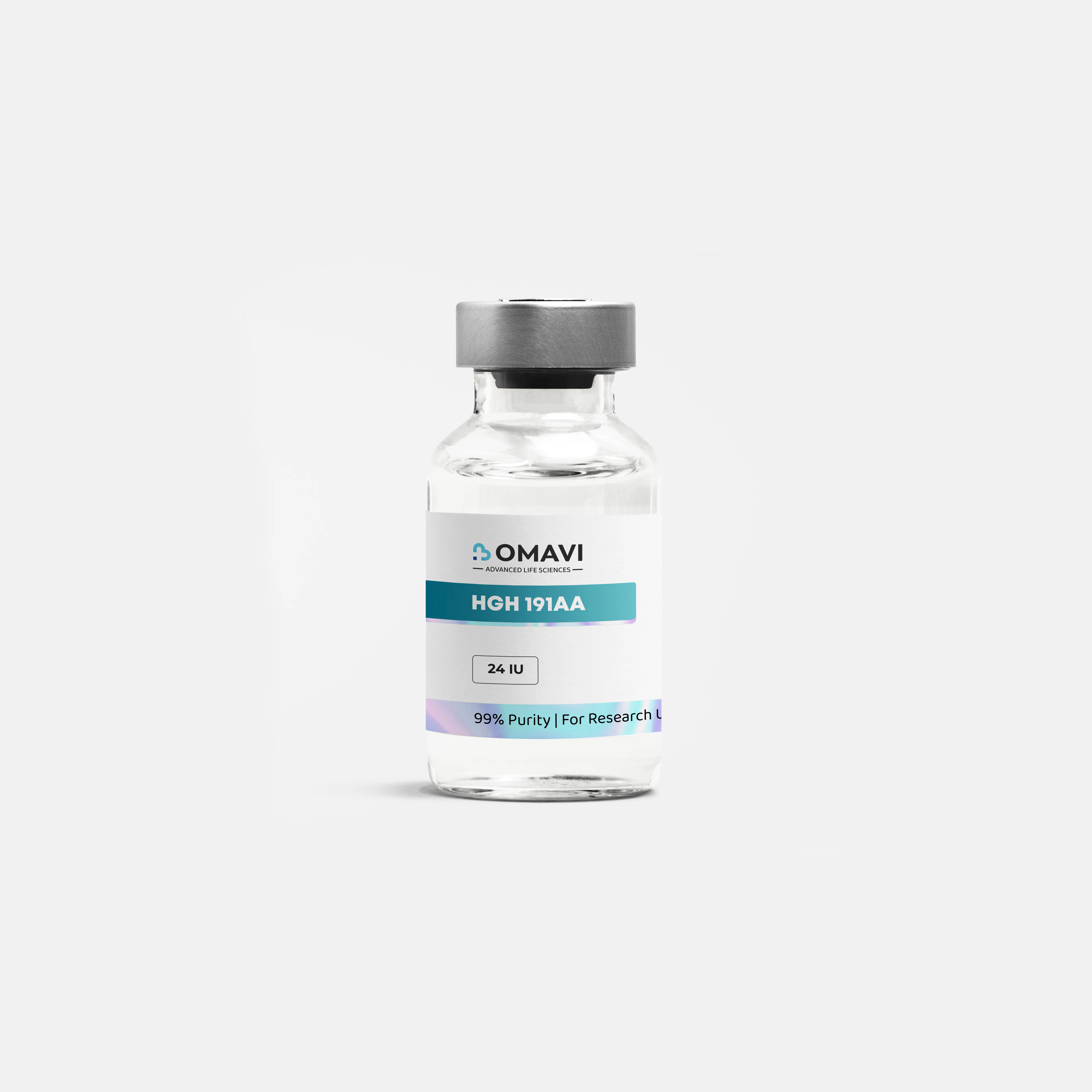HGH 191AA 97% 24IU lab-verified & lab-tested research peptide powder vial UK — delivery included