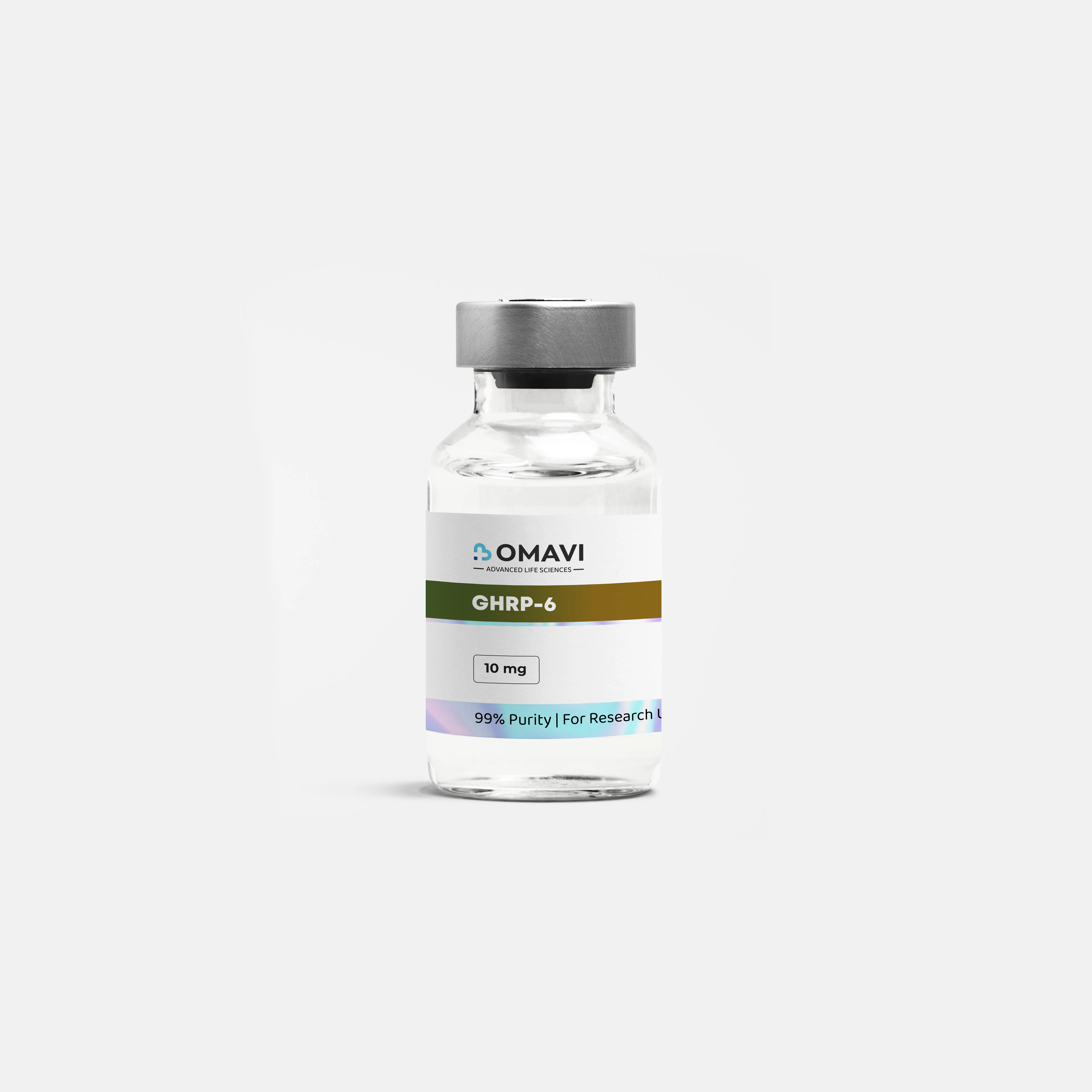 GHRP-6 10mg lab-verified & lab-tested research peptide powder vial UK — delivery included