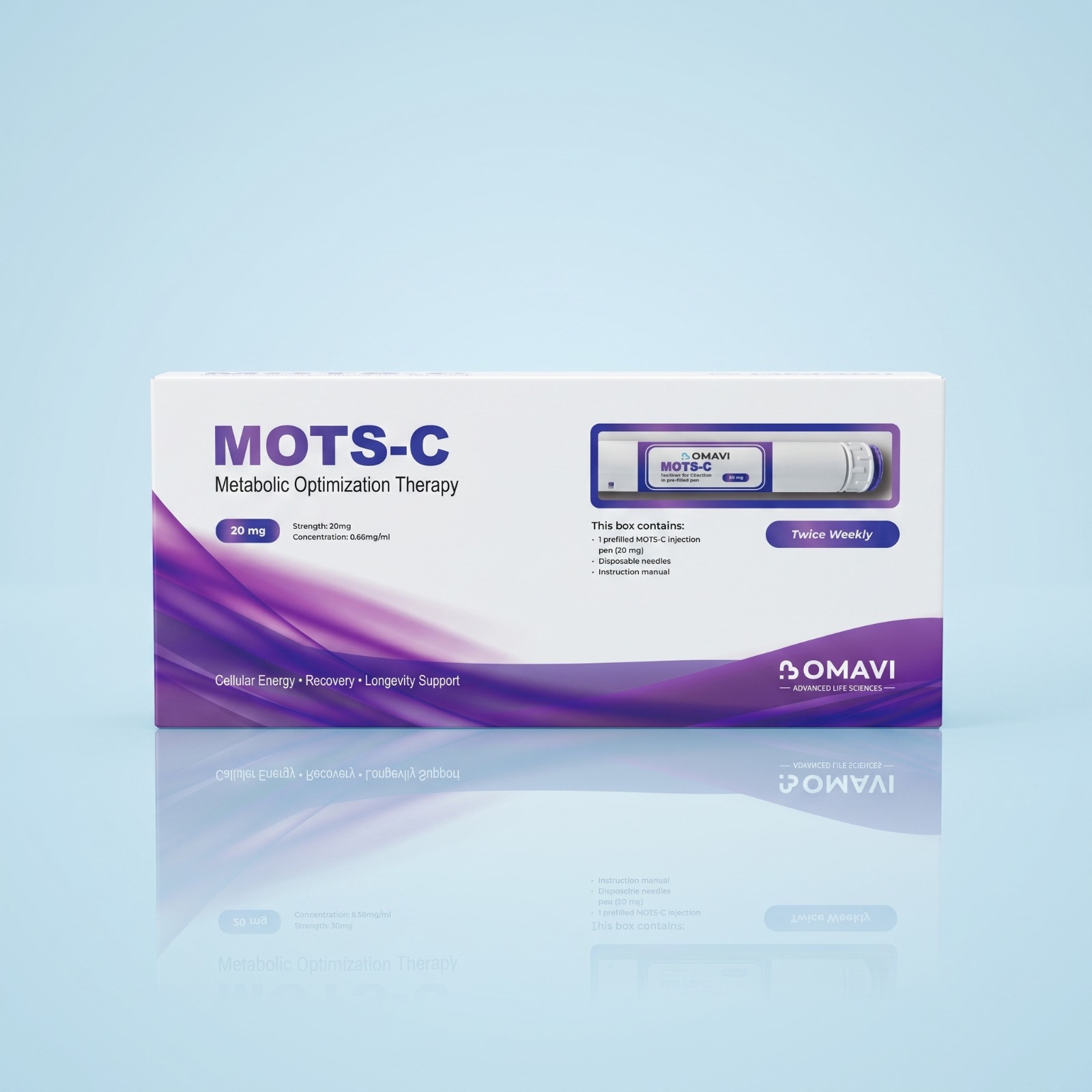 MOTS-C lab-verified & lab-tested research pre-filled peptide pen UK — delivery included